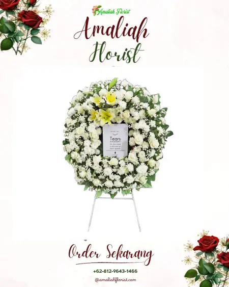 Krans Bunga Duka Kawasan Perkantoran Daan Mogot Tangerang
