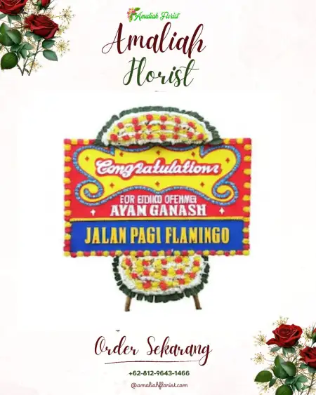 Sewa Papan Bunga Kawasan Perkantoran Daan Mogot Tangerang